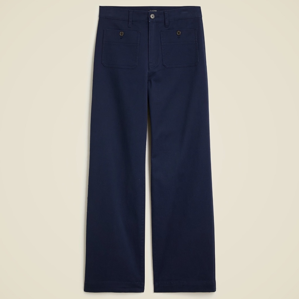 J. Crew Sailor Slim Wide-Leg Chino Pant Size 26 (tags have been removed!)
